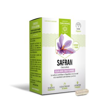 Safran Equilibre émotionnel Dayang - boite de 30 gélules