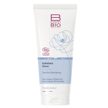Exfoliant doux visage bio BcomBIO - tube de 75ml