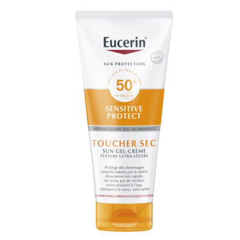Sensitive protect sun gel crème SPF50+ Eucerin - tube de 200 ml