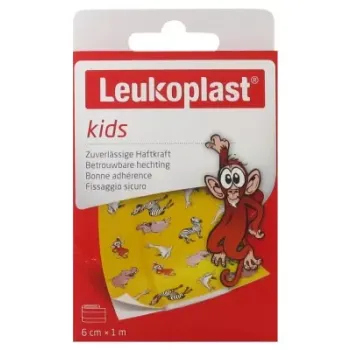Leukoplast bande pansement kids Zoo BSN Médical - une bande 6cm x 1m