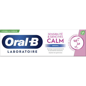 Dentifrice Calm original sensibilité et gensives Oral-B - tube de 75ml