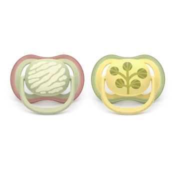 Ultra Air colors of nature Sucette 18 mois+ Avent - lot de 2 sucettes