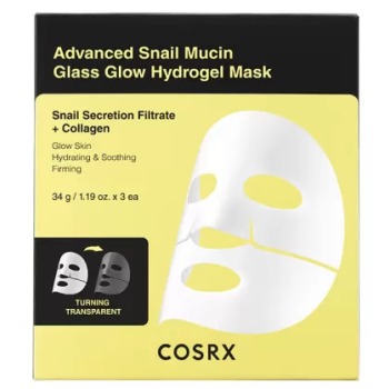 Advanced masque hydrogel &agrave; la bave d'escargot Cosrx - 3 masques