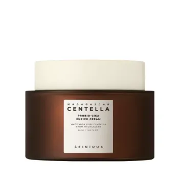 Crème hydratante riche à la centella asiatica et aux probiotiques Skin1004 - pot de 50ml
