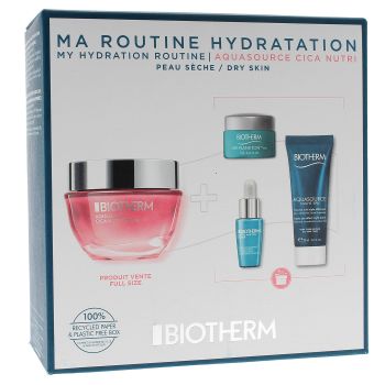 Aquasource Cica Nutri Coffret hydratation Biotherm - coffret de 4 produits