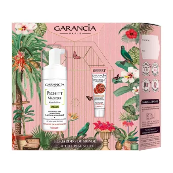 Coffret Les Jardins du Monde rituel effet peau neuve Garancia - coffret de 2 produits dont 1 offert