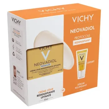 Coffret Neovadiol protocole post-ménopause redensifiant et liftant Vichy - coffret de 2 produits