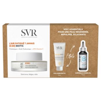 Coffret C20 Biotic anti-fatigue SVR - coffret de 3 produits
