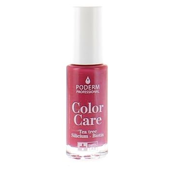 Color Care Vernis à ongles Rouge Rose 797 Poderm - flacon de 8ml