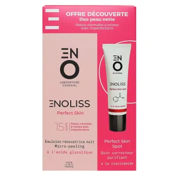 Enoliss perfect skin 15 AHA Codexial - coffret de 2 produits