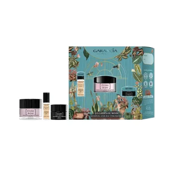 Coffret Les Jardin Du Monde rituel anti-âge volumateur Garancia - coffret de 3 produits dont 2 offerts