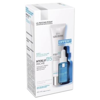 Hyalu B5 Coffret soin riche anti-rides réparateur repulpant + sérum offert La Roche-Posay - coffret de 2 produits