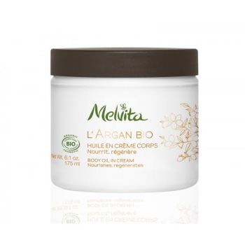 L'Argan Bio Huile en crème corps BIO Melvita - pot 175 ml
