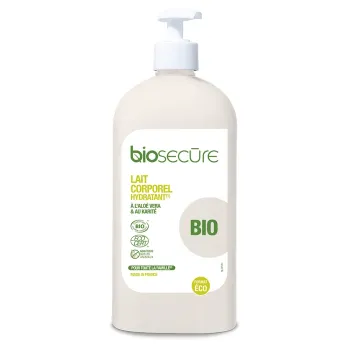 Lait corporel hydratant bio Bio Secure - flacon-pompe de 730ml