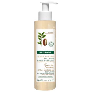 Lait corps fleur de Cupuaçu Klorane - flacon de 200 ml