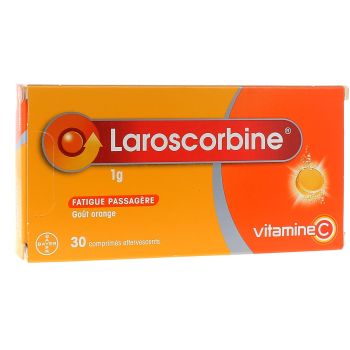 Laroscorbine 1g comprimé effervescent - boîte de 30 comprimés
