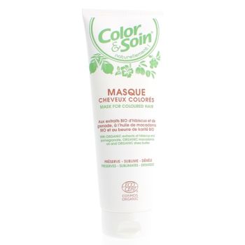 Color & Soin masque bio cheveux colorés Les 3 Chênes - tube de 200ml