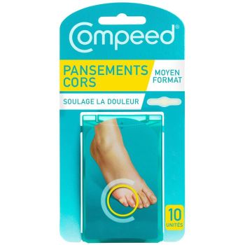 Pansement Cors moyen format Compeed - boîte de 10 pansements