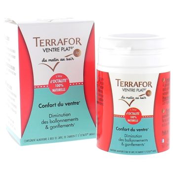 Terrafor Ventre plat Confort du ventre Laboratoire Source Origine - boîte de 50 gélules
