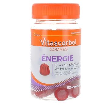 Vitascorbol Gommes énergie Cooper - pot de 50 gommes