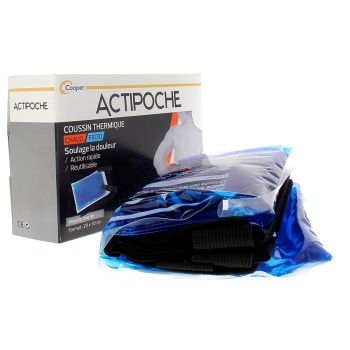 Poche thermique actipoche grand modèle 20x30 cm chaud et froid réutilisable - 1 poche