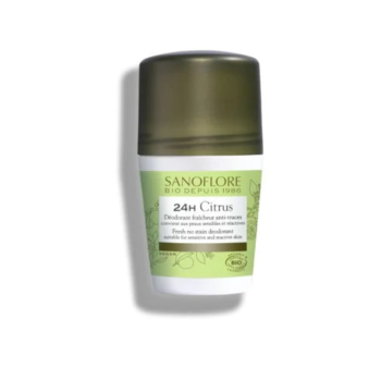 Déodorant 24 citrus Sanoflore - roll-on de 50ml