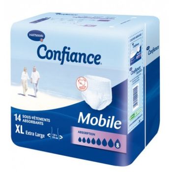 Confiance mobile absorption 8 taille XL - 14 sous-vêtements absorbants