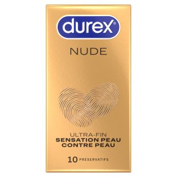 Préservatifs Nude Durex - boîte de 10 préservatifs