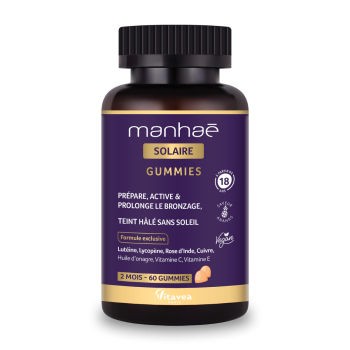 Manhaé Solaire Vitavea - pot de 60 gummies
