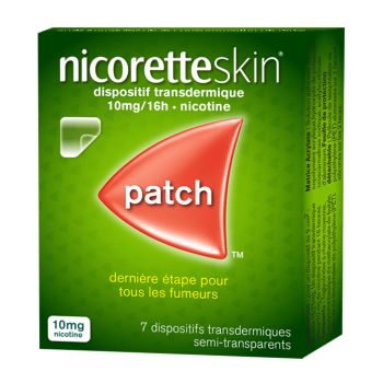 Nicorette Skin 10mg/16h dispositif transdermique - boite de 7 patchs