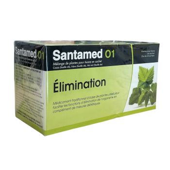 Santamed 01 élimination tisane - boite de 24 sachets 