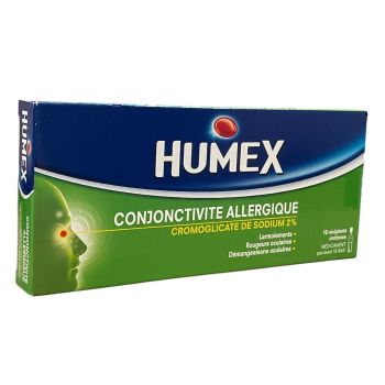 Humex conjonctivite allergique - 10 récipients unidoses de 0,3ml