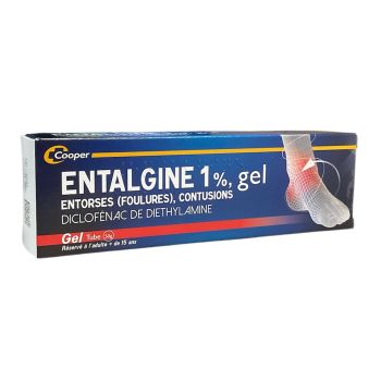 Entalgine 1% gel Cooper - tube de 50g
