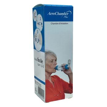 Chambre d'inhalation à partir de 6 ans AeroChamber - boite d'une chambre