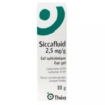 Siccafluid 2,5mg/g gel ophtalmique - flacon de 10g