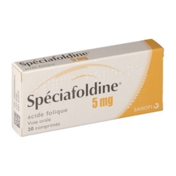 Speciafoldine 5mg comprimé - boîte de 20 comprimés