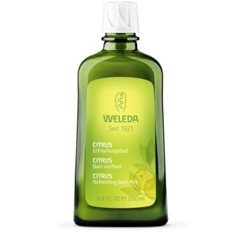 Bain vivifiant au citrus Weleda - flacon de 200 ml