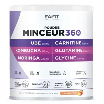 Minceur 360 go&ucirc;t p&ecirc;che Eafit - pot de 250g 