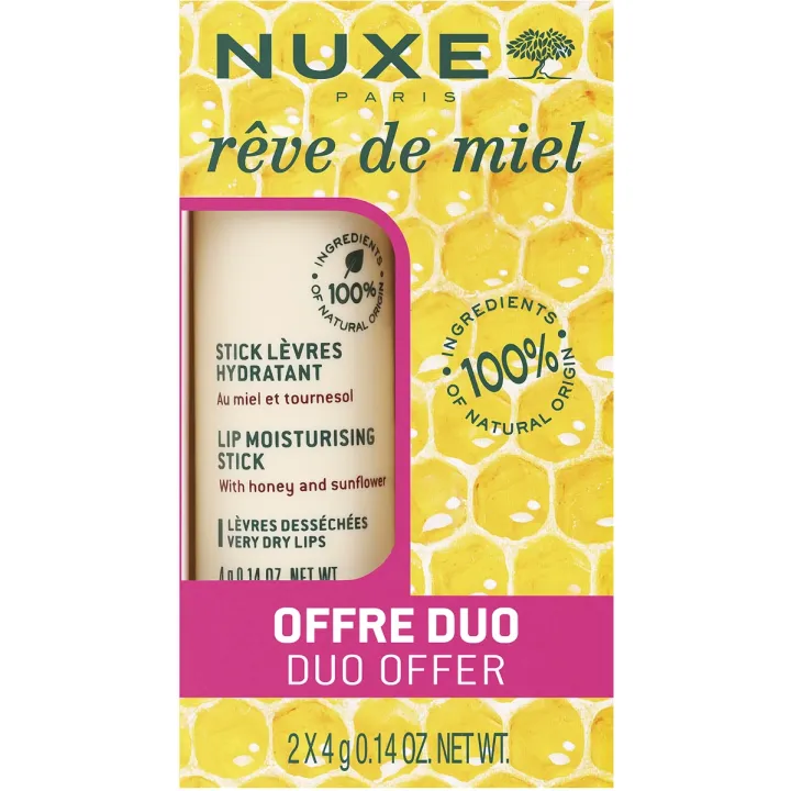 Rêve de miel stick lèvres hydratant Nuxe