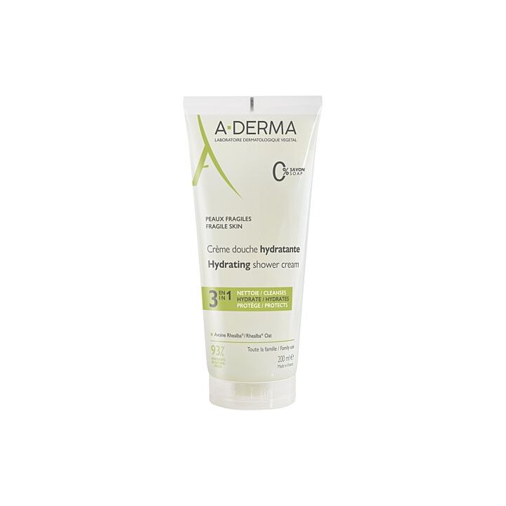 Crème douche hydratante 3en1 A-Derma