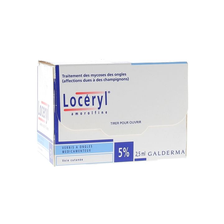 Loceryl 5% vernis à ongles médicamenteux - flacon de 2,5 ml