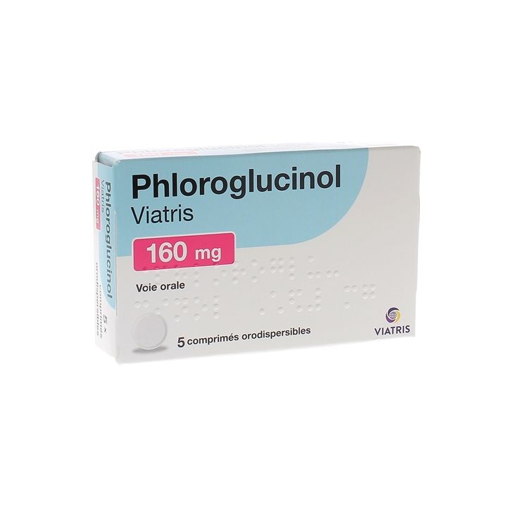 Phloroglucinol 160 mg Viatris - boîte de 5 comprimés orodispersibles