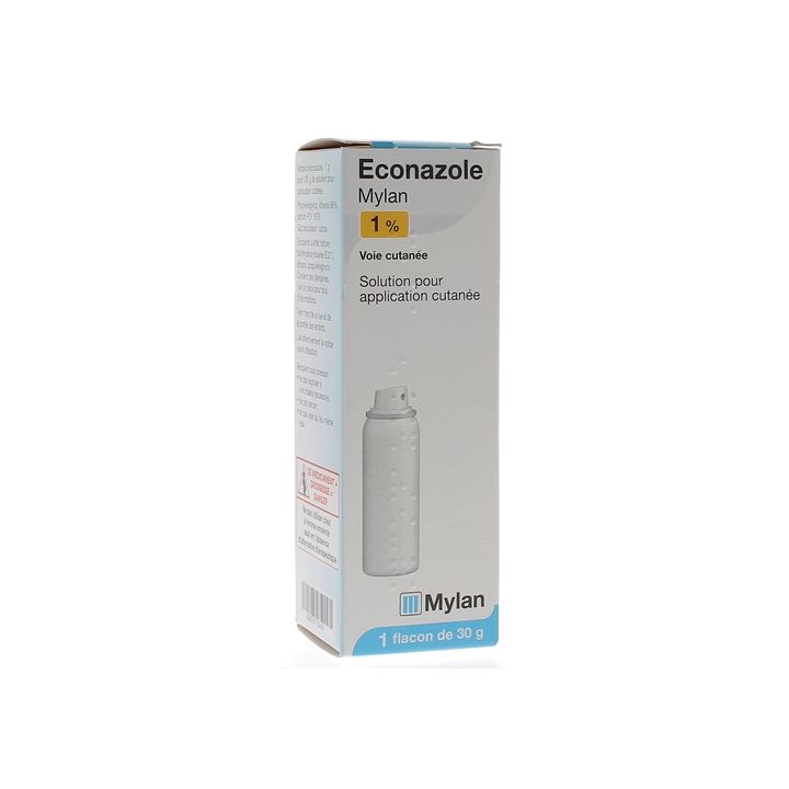 Econazole Mylan 1 % voie cutanée – 1 flacon 30 g