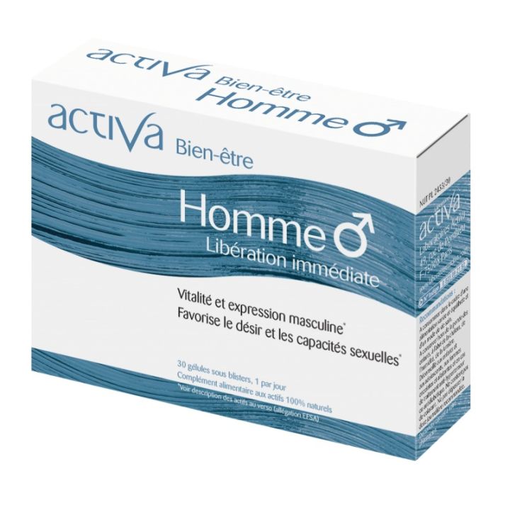 Activa bien-être Homme - boîte de 30 gélules