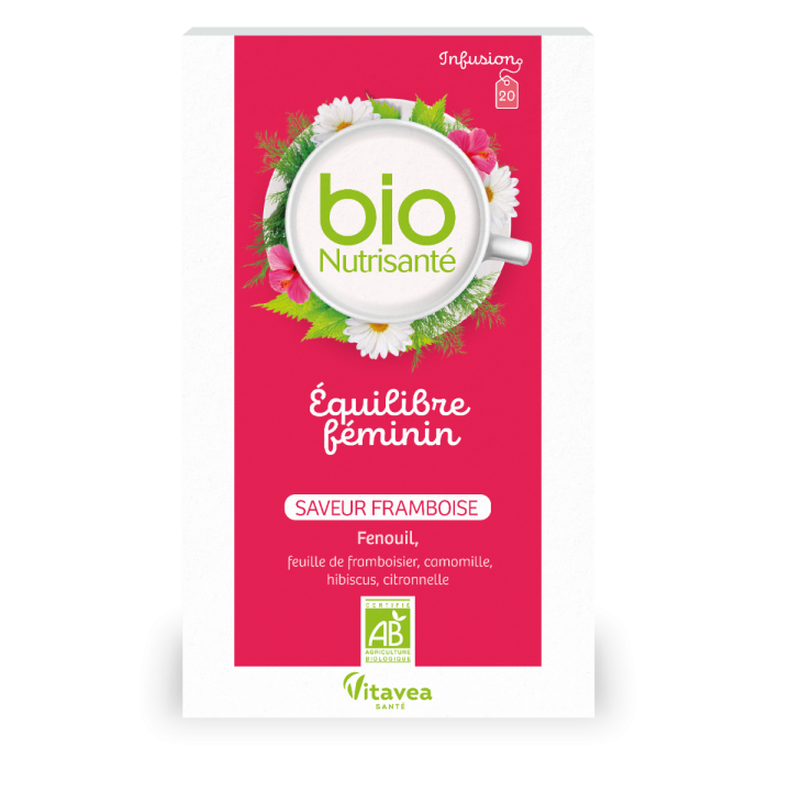 Infusion équilibre féminin bio Vitavea - boîte de 20 sachets