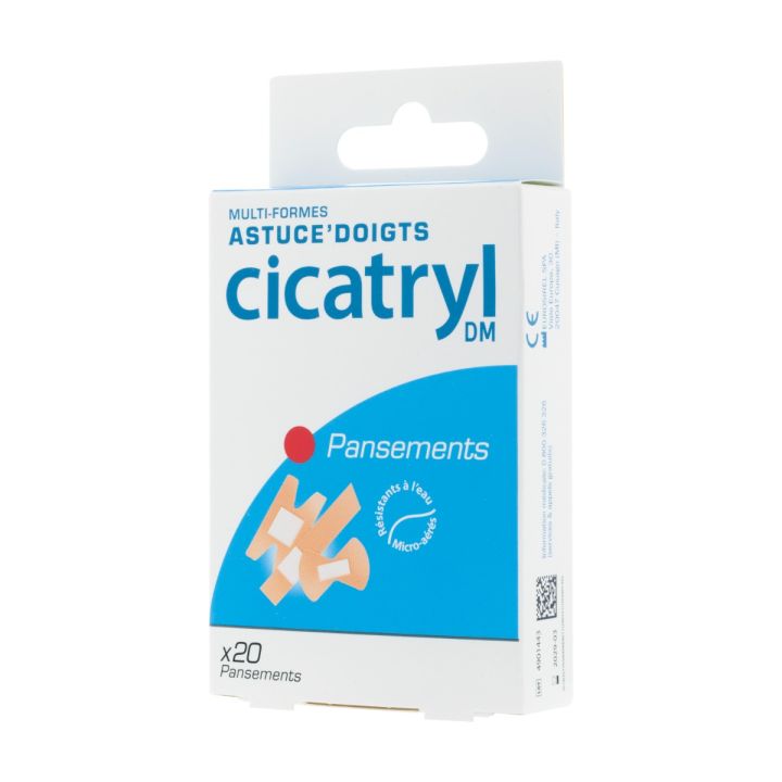 Cicatryl pansements multi-formes - boîte de 20 pansements