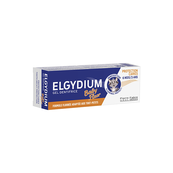 Gel dentifrice baby fluor 6 mois à 3 ans Elgydium - tube de 30ml