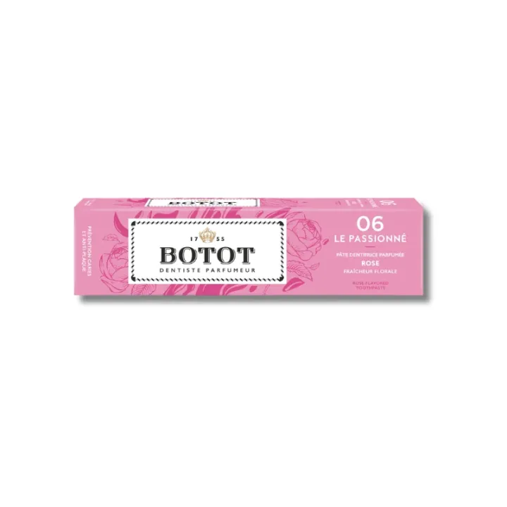 Pâte dentifrice Rose 06 Le Passionné Botot - tube de 25ml