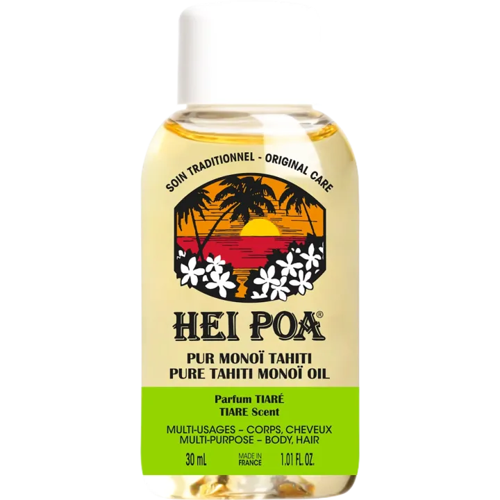 Pur monoï tahiti parfum tiaré Hei Poa - flacon de 30ml