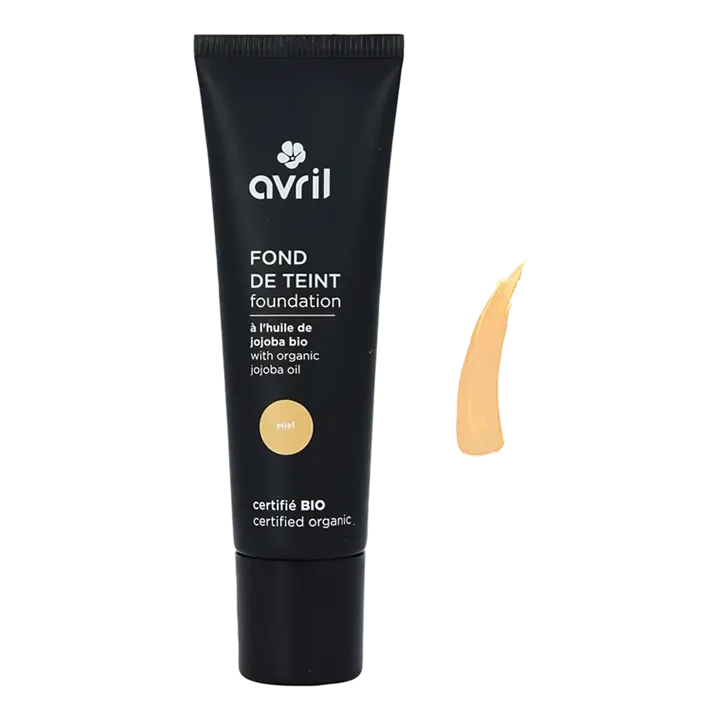 Fond de teint bio Miel Avril - tube de 30ml